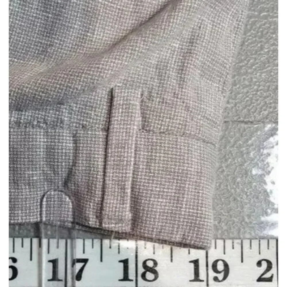 Banana Republic Mens 36x30 Heritage Pants Size  Gray Standard Fit Linen Blend